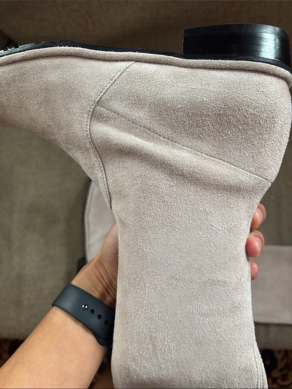 Stuart weitzman Over the Knee Boots Cement Gray Grey Size 8N